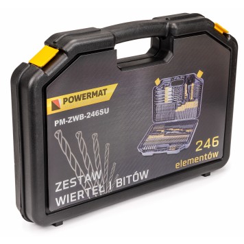Zestaw wierteł i bitów 246el PM-ZWB-246SU