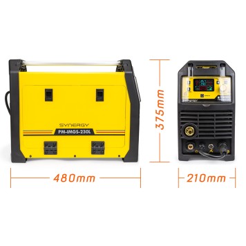 Migomat inwertorowy 230A MIG / MAG / MMA / LIFT-TIG PM-IMGS-230L SYNERGY