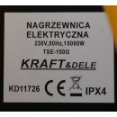 NAGRZEWNICA ELEKTRYCZNA 15KW TERMOSTAT KD11726
