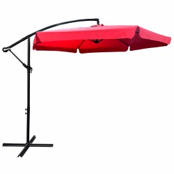 PARASOL OGRODOWY CYNIA CZERWONY