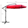 PARASOL OGRODOWY CYNIA CZERWONY
