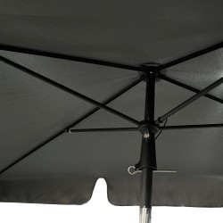 PARASOL OGRODOWY FLOKS CIEMNOSZARY