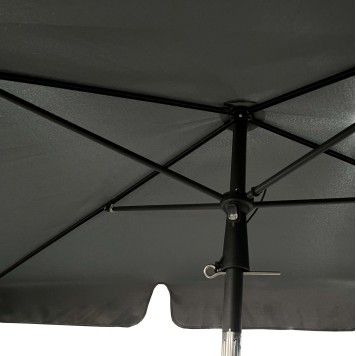 PARASOL OGRODOWY FLOKS CIEMNOSZARY