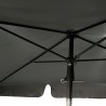 PARASOL OGRODOWY FLOKS CIEMNOSZARY