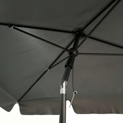 PARASOL OGRODOWY FLOKS CIEMNOSZARY