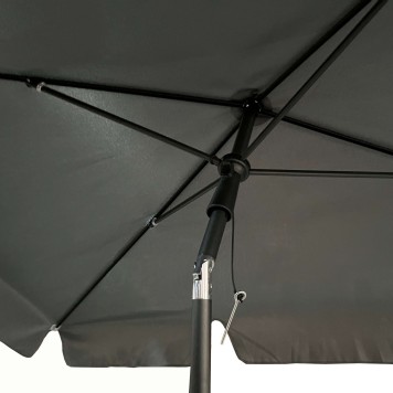 PARASOL OGRODOWY FLOKS CIEMNOSZARY