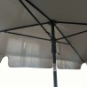 PARASOL OGRODOWY FLOKS JASNOSZARY