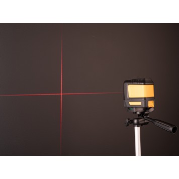 Poziomica laserowa / laser krzyżowy PM-PLK-120RT + statyw i futerał