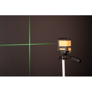 Poziomica laserowa / laser krzyżowy PM-PLK-120GT + statyw i futerał