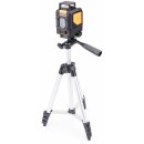 Poziomica laserowa / laser krzyżowy 360° PM-PLK-360T + statyw i futerał