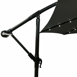 PARASOL OGRODOWY MILIN CIEMNOSZARY