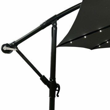 PARASOL OGRODOWY MILIN CIEMNOSZARY