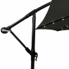 PARASOL OGRODOWY MILIN CIEMNOSZARY