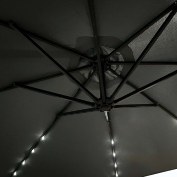 PARASOL OGRODOWY MILIN CIEMNOSZARY
