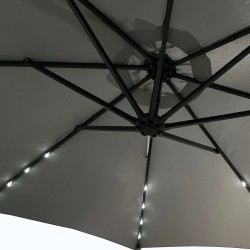 PARASOL OGRODOWY MILIN JASNOSZARY