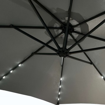 PARASOL OGRODOWY MILIN JASNOSZARY