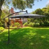 PARASOL OGRODOWY MILIN JASNOSZARY