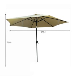 PARASOL OGRODOWY ORIENT BEŻOWY