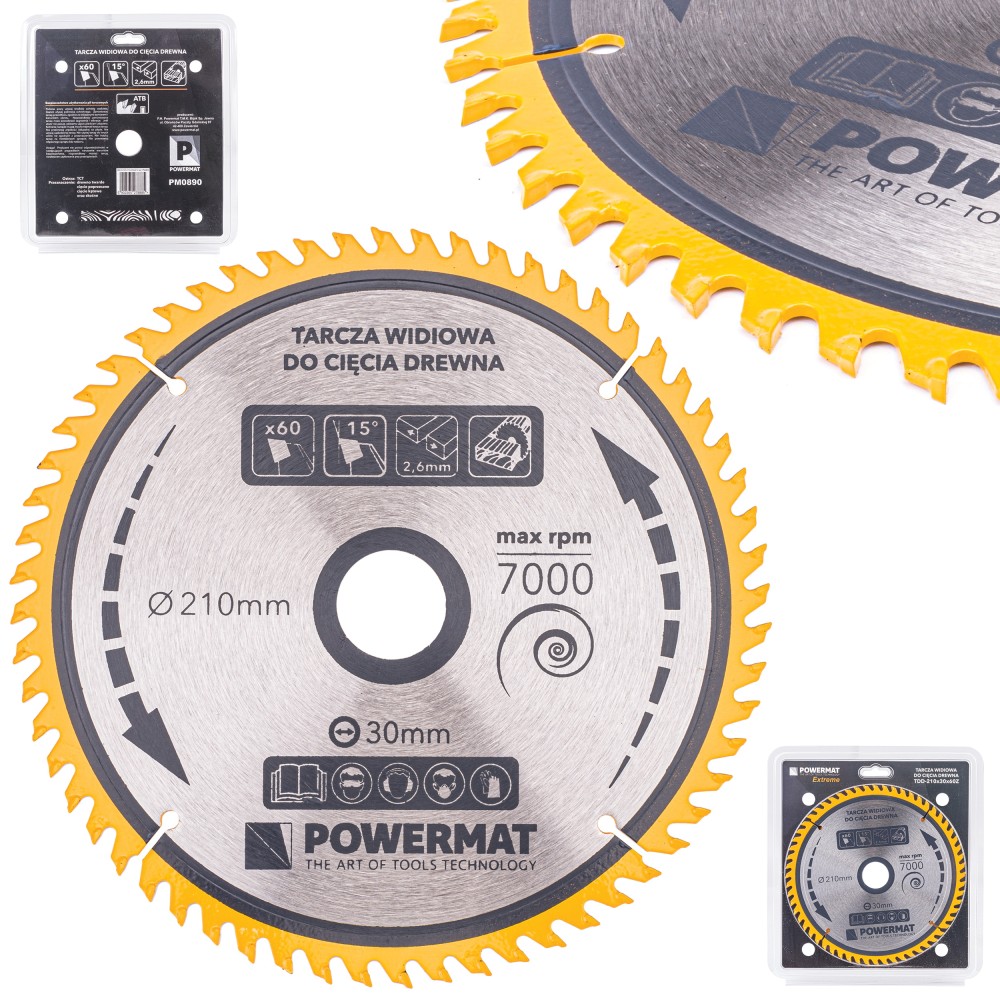 Tarcza widiowa do drewna 210x30 60z TDD-210x30x60Z Tarcza widiowa do drewna 210x30 60z TDD-210x30x60Z