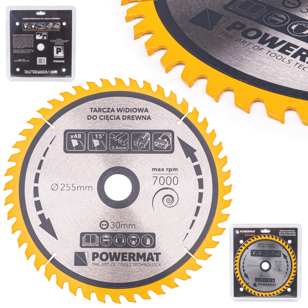 Tarcza widiowa do drewna 255x30 48z TDD-255x30x48Z Tarcza widiowa do drewna 255x30 48z TDD-255x30x48Z