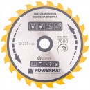 Tarcza widiowa do drewna 255x30 24z TDD-255x30x24Z