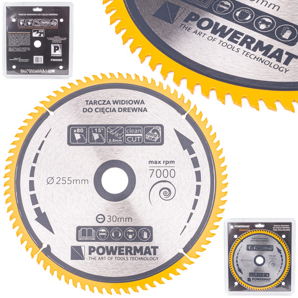 Tarcza widiowa do drewna 255x30 80z TDD-255x30x80Z Tarcza widiowa do drewna 255x30 80z TDD-255x30x80Z