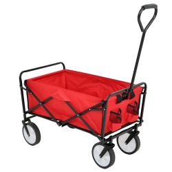 Wózek turystyczny transportowy TYRS składany 145L Czerwony