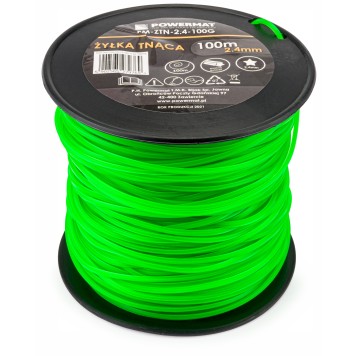ŻYŁKA TNĄCA PM-ZTN-2.4-100G