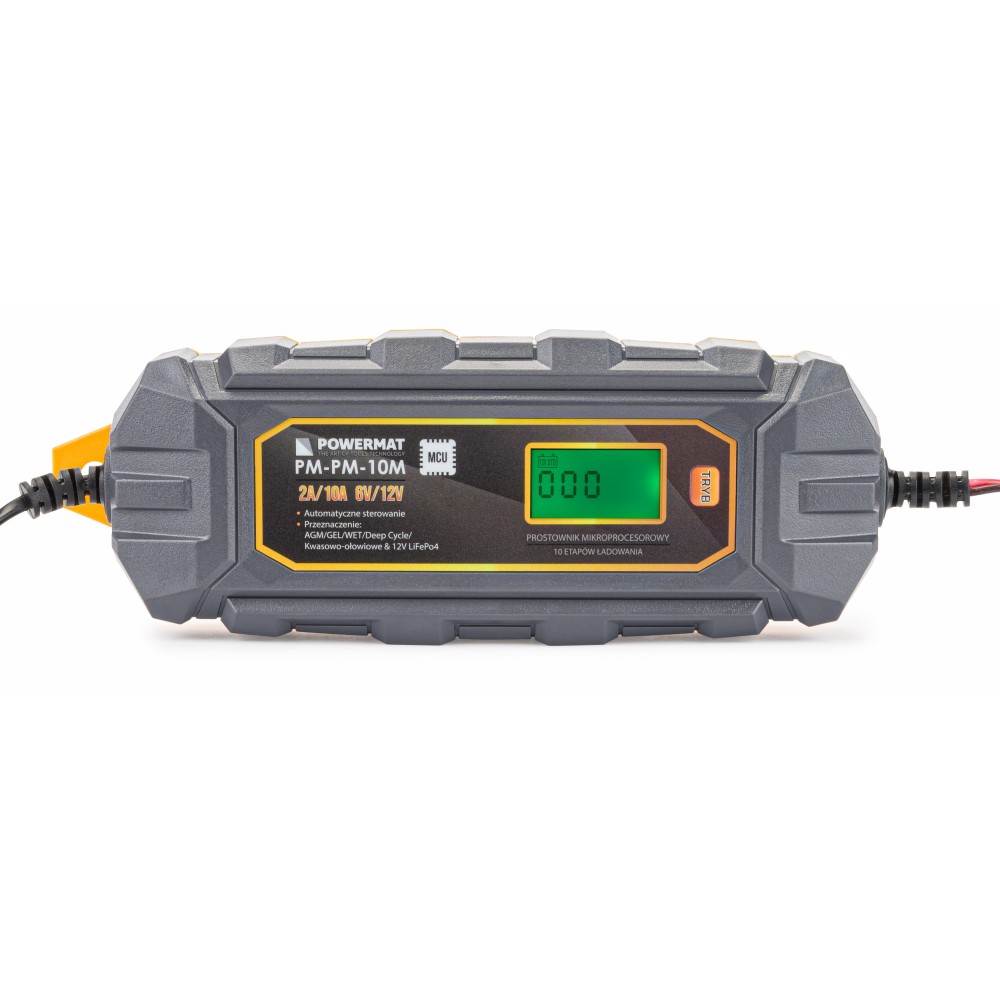 Prostownik MIKROPROCESOROWY Akumulatorowy 6V / 12V PM-PM-10M Prostownik MIKROPROCESOROWY Akumulatorowy 6V / 12V PM-PM-10M