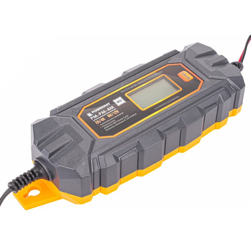 Prostownik MIKROPROCESOROWY Akumulatorowy 6V / 12V PM-PM-4M Prostownik MIKROPROCESOROWY Akumulatorowy 6V / 12V PM-PM-4M