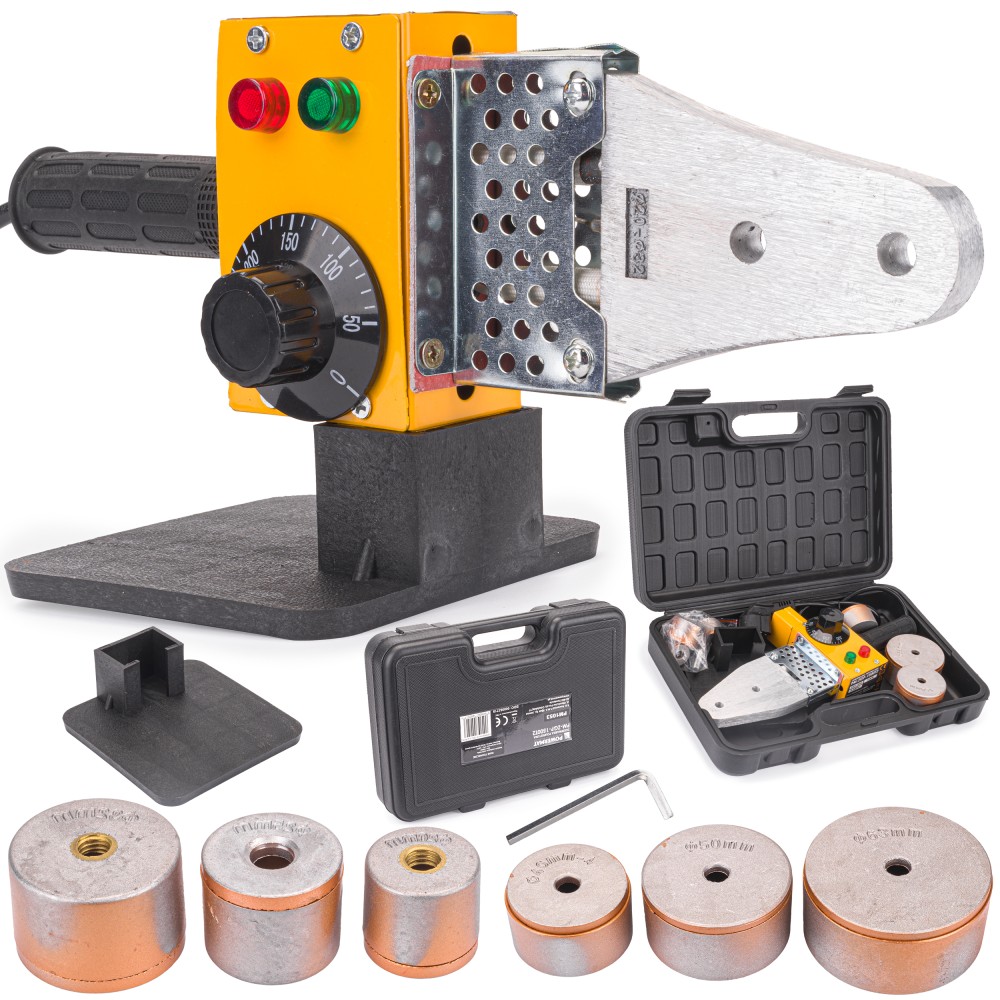Zgrzewarka do Rur PCV PP 1500W 6 Matryc 20-63MM PM-ZGP-1500T2 Zgrzewarka do Rur PCV PP 1500W 6 Matryc 20-63MM PM-ZGP-1500T2