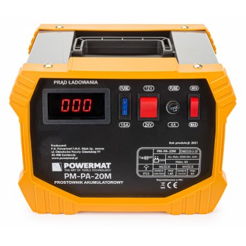 PROSTOWNIK AKUMULATOROWY SAMOCHODOWY 18A 12/24V PM-PA-20M