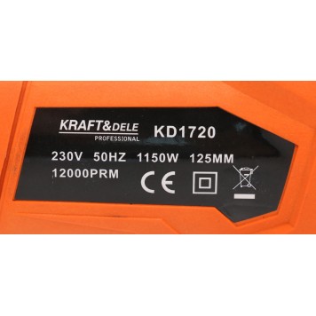 SZLIFIERKA KĄTOWA 1150W KD1720