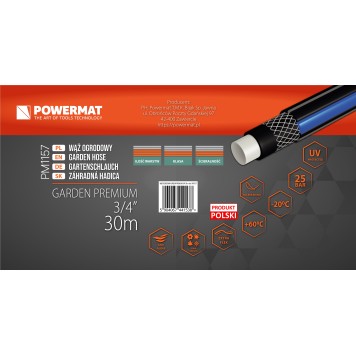 WĄŻ OGRODOWY GARDEN PREMIUM 3/4" 30M