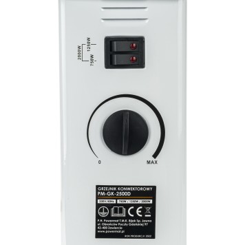 GRZEJNIK KONWEKTOROWY 2000W PM-GK-2500D