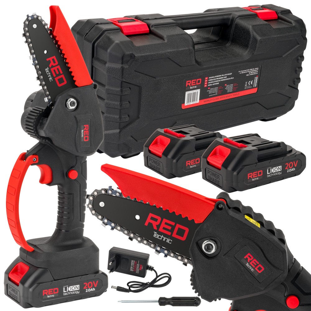 PIŁA AKUMULATOROWA RED TECHNIC RTMPA0022 20V PIŁA AKUMULATOROWA RED TECHNIC RTMPA0022 20V