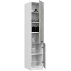 Szafka OLIWIA S40/205 BIAŁA / BETON