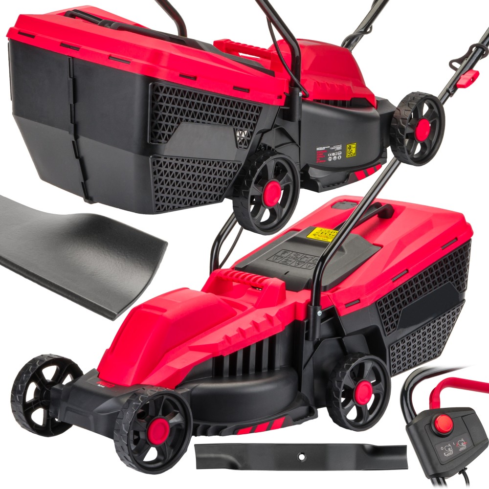 Kosiarka elektryczna do trawy 2200W Nóż 32cm RED TECHNIC RTKSE0027 Kosiarka elektryczna do trawy 2200W Nóż 32cm RED TECHNIC RTKSE0027