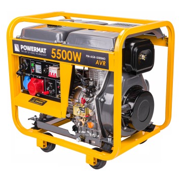 Agregat PRĄDOTWÓRCZY Diesel 5,5kW 230V 400V ATS PM-AGR-5500MD