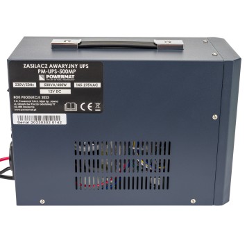 Zasilacz Awaryjny UPS LCD 500VA 400W Przetwornica PM-UPS-500MP