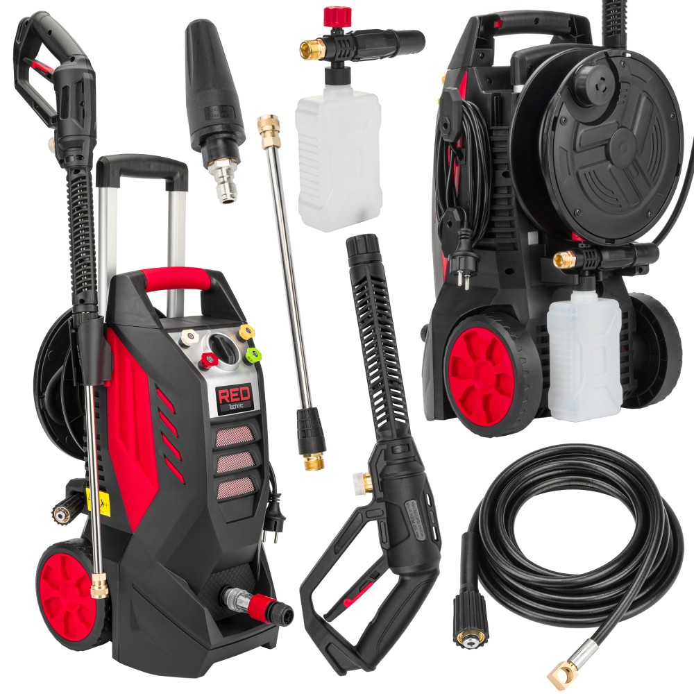Myjka CIŚNIENIOWA 300BAR 2500W TURBO RED TECHNIC RTMC0029 Myjka CIŚNIENIOWA 300BAR 2500W TURBO RED TECHNIC RTMC0029