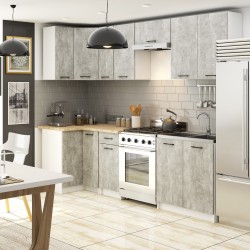 Szafka OLIWIA W30 H720 BIAŁA / BETON