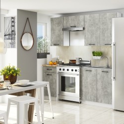 Szafka OLIWIA W40 H720 BIAŁA / BETON