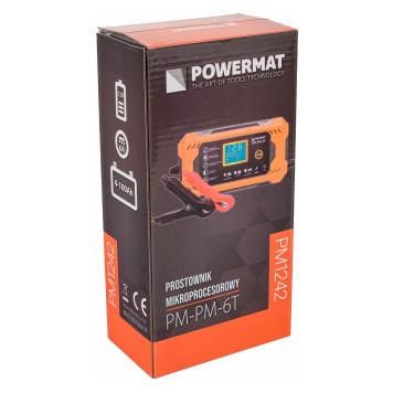 Prostownik MIKROPROCESOROWY Akumulatorowy 12V PM-PM-6T