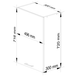 Szafka OLIWIA W50 H720