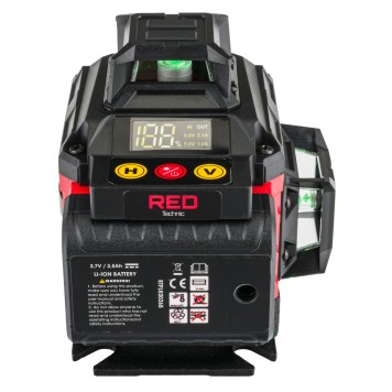 POZIOMICA LASEROWA LASER KRZYŻOWY 4D 360 ZIELONY RTPLK0036